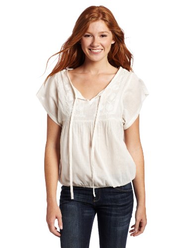 Rip Curl Juniors Isadora Embroidered Top, Van, Medium