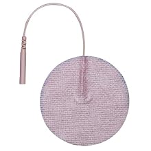 3B Scientific W63205 Round Comfort-Stim Elite Tan Spunlace Electrodes, 2" Diameter