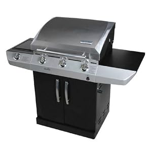 Char Broil Magnum 500 Quantum Infrared Three-Burner Gas Grill, with Sideburner by 