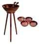 Mountainwoods Mahogany Salad Bowl Set 8-pc.