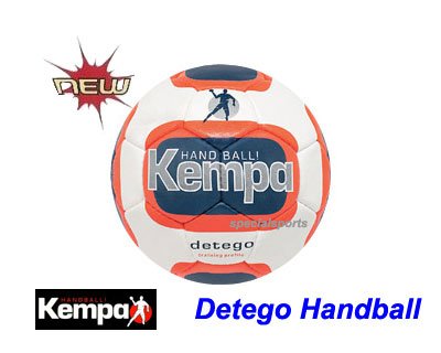 Kempa Handball Detego, weiss/marine/orange