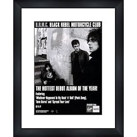 BLACK REBEL MOTORCYCLE CLUB BRMC - Framed Original Advert