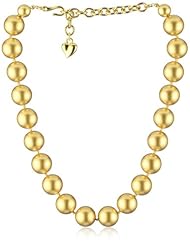 Carolee "Gold Pearl Basics" Simulated Pearl 16mm Gold Pearl Chocker