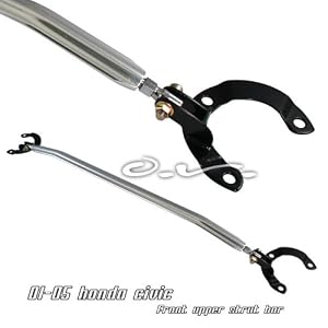 NEW 2001 2002 2003 2004 2005 (01 02 03 04 05) Honda Civic ALUMINUM Front Strut Bar EX DX LX 2/4DR