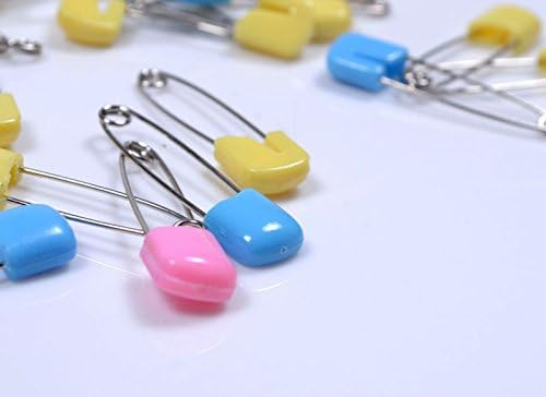 smrroy Wholesale 100 Convienient Baby Dress Diaper Shower Safety Pin Hold Locking Brooch