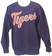 Men`s Detroit Tigers Solid Crew Neck Fleece