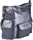 Ed Hardy Veronica Computer Pocket Tote Smoke Grey