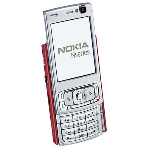 Nokia N95-3 Red Smartphone (Unlocked, U.S. Version) Full Warranty
