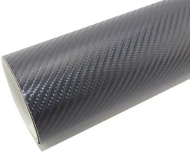 Xingyuan 4D Carbon Fibre Vinyl Film with Free Bubbles for Car Smooth Surface Decoration 50x150cm Grey