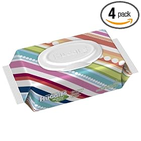 Huggies Natural Care Fragrance Free Baby Wipes Soft pack, 72-Count (Pack of 4)