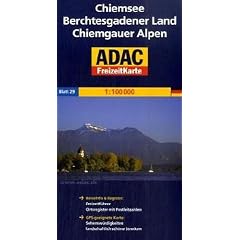 ADAC FreizeitKarte, Bl.29, Chiemsee, Berchtesgadener Land, Chiemgauer Alpen: ReiseInfo & Register: Freizeitf�hrer, Ortsregister mit Postleitzahlen. ... landschaftlich sch�ne Strecken