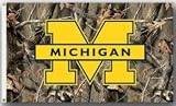Michigan Wolverines 3'x5' Realtree Camo Flag