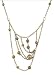 Constellation Dreams 'Asymmetrical Drape Necklace with Rose Balls and Crystal Accents'