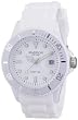 Madison New York Unisex-Armbanduhr Candy Time Analog Silikon wei� U4167