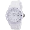 Madison New York Unisex-Armbanduhr Candy Time Analog Silikon wei� U4167