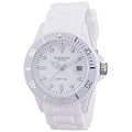 Madison New York Unisex-Armbanduhr Candy Time Silicon Analog Silikon wei� U4167