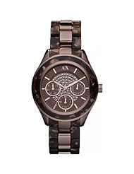 Armani Exchange AX5155 Ladies NOEMI Brown Rose Gold Watch