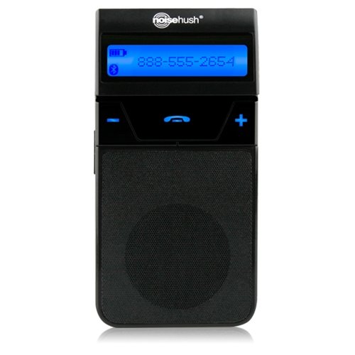 NoiseHush N650 Bluetooth Windshield Mount Solar-Charged Handsfree Car Kit