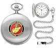 U.S. Marine Corps MILITARY Silver Pocket Watch