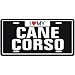 NEW  I LOVE MY CANE CORSO  LICENSE PLATE SIGN DOG