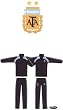 Adidas Men's Argentina Training Suit-dark marine/argentine blue