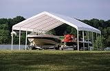 ShelterLogic Max AP 10Ft.W Canopy with Enclosure Kit - 20ft.L x 10ft.W x 9ft.H, Model# 23529