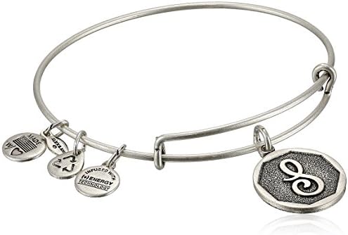 Alex and Ani Initial Expandable Wire Bangle Bracelet, 7.25"