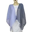 Womens Accessory Handmade Linen Rectangular Scarf 21 x 74 inches