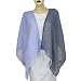 Womens Accessory Handmade Linen Rectangular Scarf 21 x 74 inches