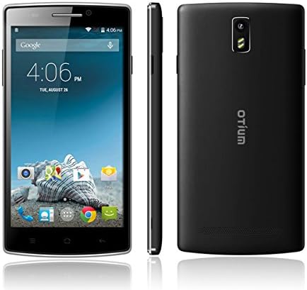Otium P7 Unlocked Cellphone 5.5 Inch 960x540 QHD IPS Screen With MTK6582 1.3GHz Quad Core CPU Android 4.4.2 Smart Phone 1GB RAM 8GB ROM GPS Dual Camera WiFi Bluetooth Gesture Function Sim Free Tether Google Play At&t T-mobile No Contract SmartPhone (Black)