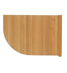 Curved End Oak Worktop - Right