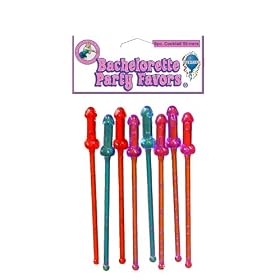 Pipedream Products Bachelorette Party Cocktail Stirrers 8 Pack