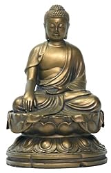 Chinese Buddha, Earth touching pose, 4.5"H