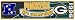 GREEN BAY PACKERS 1996 NFC CHAMPIONS NFL decal bumper sticker
