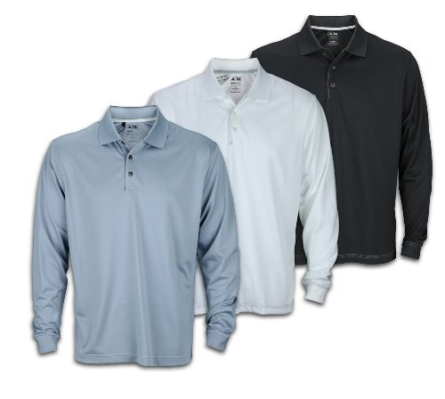 Adidas Men's ClimaCool Long Sleeve Pique Polos