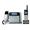 RCA ViSys 25450RE3 4-Line Corded Base Full Duplex Speakerphone Expandable to 16 Handsets (Black/Silver)