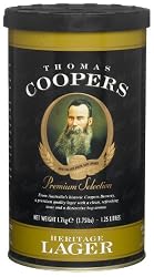Thomas Coopers Premium Selection Heritage Lager Hopped Malt Concentrate, 3.75-Pound Can