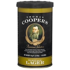 Thomas Coopers Premium Selection Heritage Lager Hopped Malt Concentrate, 3.75-Pound Can