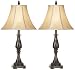 Set of Two Bronze Classic Table Lamps