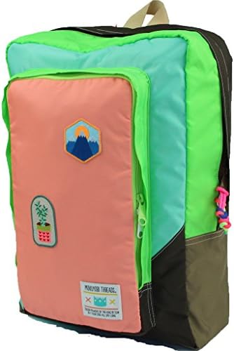 Mokuyobi Flyer Pack Backpack - Coral/Coffee