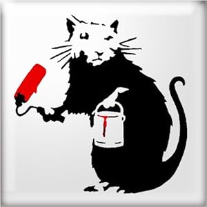 The Stencil Studio Banksy Style Painting Rat Reusable Stencil - Size ...