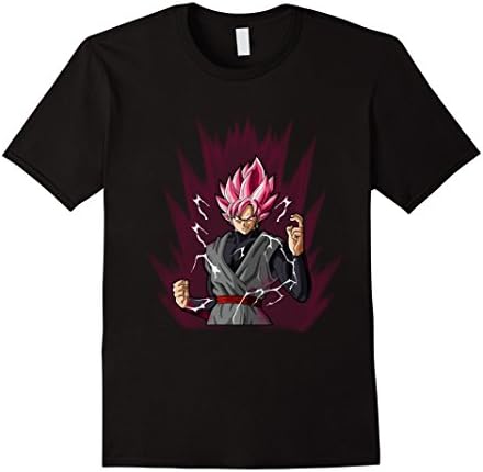 Men's Haven4Anime: Amazing Dragon Super Ball Rose Zamasu T Shirt Large Black