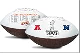 Super Bowl XLVI Embossed Logo Signature Series Football