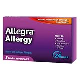 Allegra Adult 24 Hour Allergy Relief, 5-Count