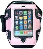 Pink Velcro Sports Armband Holder for iPhone and iPod - 3G/3GS/Touch