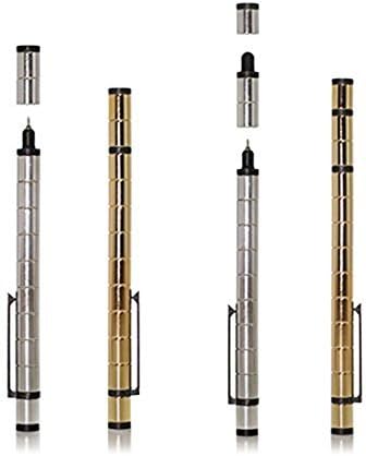 Electronictechcrafts@ Handwriting Touch Capacitance Magnetic Polar Pen Stylus Metal Creative Gifts - Silver, Blue