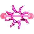 Bioplast Pink Tribal Sun Nipple Shield