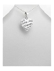 Heart Pendant Necklace In 92.5 Sterling Silver