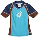 Baby Banz 3/4 Sleeve Rash Shirt, Blue/Brown