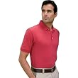 Devon & Jones Men's Recycled Pima Melange Pique Polo